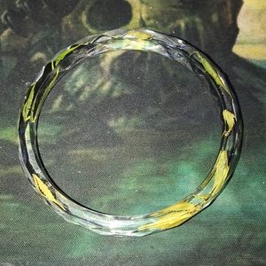 Epoxy custom bracelet with my favorite leaves New